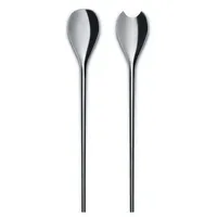 Alessi BMGS02 Human Collection Salatbesteck - Edelstahl 18/10 glänzend