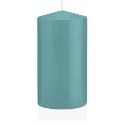 Wiedemann Kerzen Stumpenkerzen Türkis 80 x Ø 40 mm, 24 Stück, Kerzen in RAL Kerzengüte Qualität
