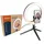 Grundig Ringlicht Grundig Selfie Ringlicht 10 Zoll - Ringlicht mit Stativ schwarz