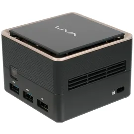 Elitegroup ECS Elitegroup LIVA Q3 Plus V1605 AMD Ryzen Embedded V1605B Barebone Mini PC 15Watt-APU eMMC (64GB/128GB)