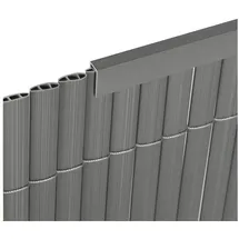 Sekey Sichtschutzmatte PVC 5 x 100 cm grau 5 St.