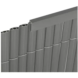 Sekey Sichtschutzmatte PVC 5 x 100 cm grau 5 St.