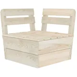 vidaXL Palettensofa Eckteil natur