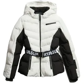 Superdry Luxe Belted Jacke Damen Weiß L
