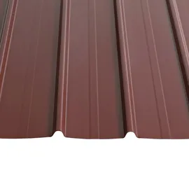 Bravo Trapezblech 12 x Abdeckblech 125 x 45 cm 6,75 m2 Stärke 0,3 mm Rot