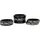Burgtec Spacer Set Schwarz/Lila