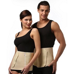 Tonus Elast Rückenbandage Bauchbandage Leistenbruch Bandage Gürtel, Fixieren beige 4-L -95-105 cm