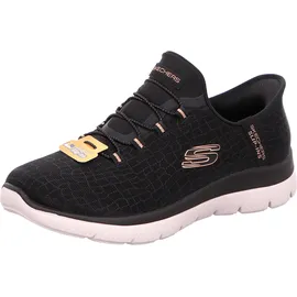 SKECHERS Summits Classy Night Weit Schwarz/Roségold 37