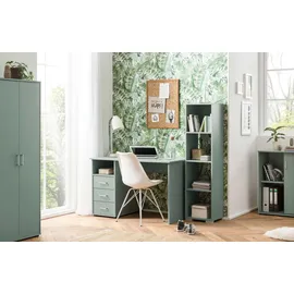 WELLTIME Niels Aktenschrank 65,1 x 41,0 x 163,6 cm grün