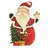 COM-FOUR XL Weihnachtsmann Holz