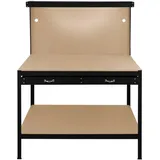 MONSTER SHOP Lochwand Stahl/MDF schwarz