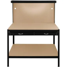 MONSTER SHOP Lochwand Stahl/MDF schwarz