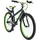 Bikestar Urban Jungle 24" schwarz/grün Handbremsen