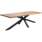 Oviala Gartentisch 240 x 95 x 75 cm Braun/Grau