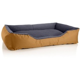 BedDog Hundebett TEDDY Hundesofa waschbares Hundebett mit Rand Hundekissen