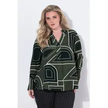 Ulla Popken Tunika in khakigrau | Gr.: 46-48