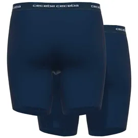 CECEBA Boxershorts unifarben Dunkelblau 7XL 2er Pack