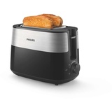 Philips Daily Collection Toaster – 2 Scheiben, breite Toastkammer, Metall