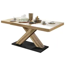 58 aufm Kessel Elene 160 x 90 x 76 cm Plankeneiche/Asteiche