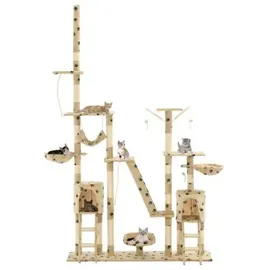 vidaXL Katzen-Kratzbaum Sisal 230 - 250 cm beige