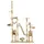 vidaXL Katzen-Kratzbaum Sisal 230 - 250 cm beige