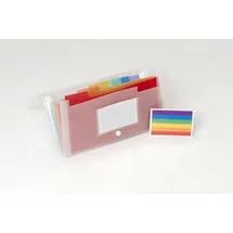 Exacompta Fächermappe A4 transparent