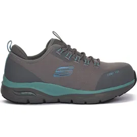 SKECHERS Work EBINAL ARCH FIT SR Damen S3 Arbeitsschuhe Grau/Blau 39 - 39