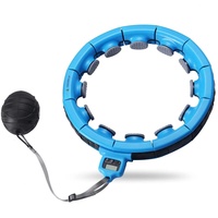 Technofit Hula Hoop Reifen mit automatischem Zeit-Zähler Kalorienverbrauch Reifen Hoop für Gewichtsverlust Erwachsene Kinder zum abnehmen für Anfänger