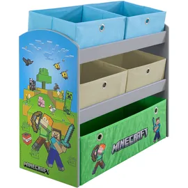 Phoenix Kinderregal Minecraft 60 x 63,5 x 30 cm MDF mehrfarbig