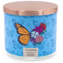 Frida Kahlo Duftkerze 3 Docht orange