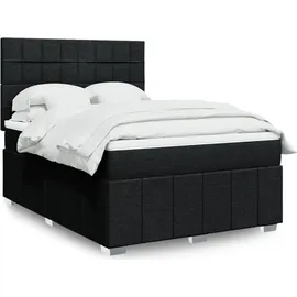 vidaXL Boxspringbett 140 x 200 cm Schwarz