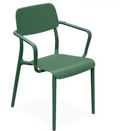 konsimo® KONSIMO Gartenstuhl GALIO 57 x 55,5 x 84 cm grün 4 St.