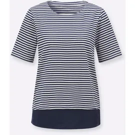 Casual Looks WITT WEIDEN Ringelshirt in marine-ecru-geringelt | Gr.: 52