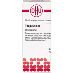 THUJA C 1000 Globuli 10 g