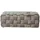 Jahnke Hockerbank WEB ART L Samt 118 x 43 x 50 cm Grau