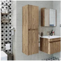 roomart Melona-S2 Hochschrank 35 x 65 cm Beige Holz