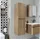 roomart Melona-S2 Hochschrank 35 x 65 cm Beige Holz