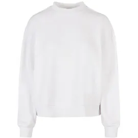 Build Your Brand Oversized Sweatshirt White S