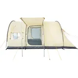 CampFeuer Tunnelzelt creme/grau