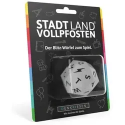 DENKRIESEN DEN09121 STADT LAND VOLLPFOSTEN Würfel - Der Blitz-Würfel zum Spiel