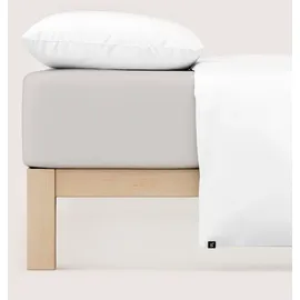 schlafgut Premium Baumwolle 180 x 200 - 200 x 220 cm gray light