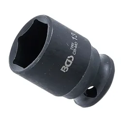 BGS 7293 Kraft Steckschlüsseleinsatz Sechskant Antrieb 6,3mm (1/4") SW 13mm