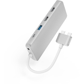 Hama Connect2Mac 12 Ports USB-C-Hub, Silber