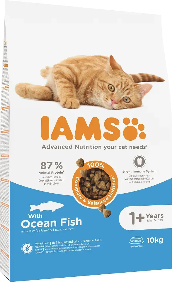 IAMS for Vitality Katzenfutter mit Seefisch 10 kg
