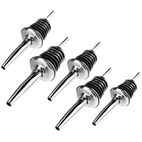 Layba Ausgießer für Flaschen, aus Edelstahl, - 5er Set