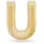 Pandora Buchstabe U Gold 763967C00