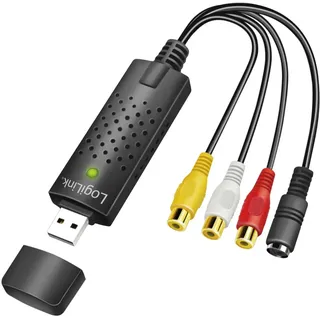 Logilink USB 2.0 A/V-Grabber + miniDIN5/F, schwarz