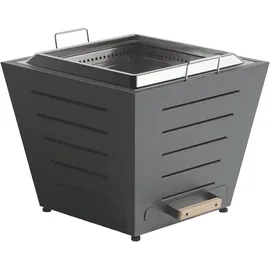grill-welten Rauchfreie Feuerschale aus Edelstahl – Ash