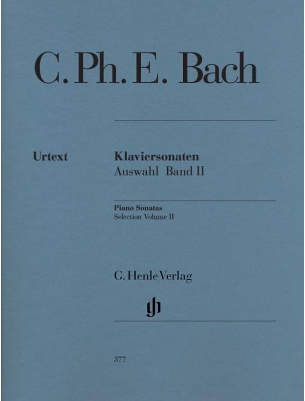 Klaviersonaten  Auswahl - Auswahl  Band II Carl Philipp Emanuel Bach - Klaviersonaten  Kartoniert (TB)