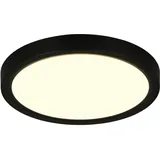 rl live your light Draco 1 rund Schwarz matt